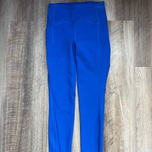 Blue Lululemon leggings